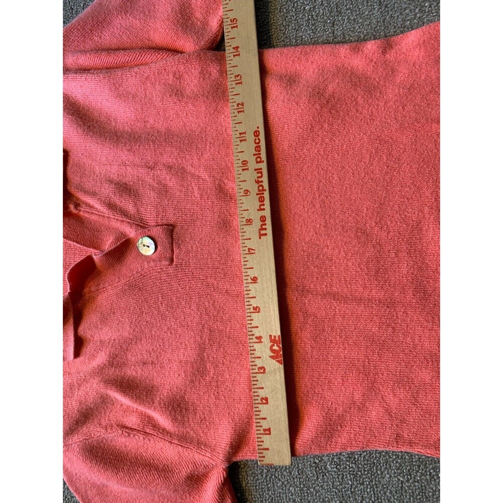 Best United Garment Co. Short Sleeve Shirt Small S Pink Knit with Collar - Picture 4 of 4
